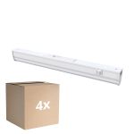 Lot 4x Noxion Réglette LED Batline V2.0 4W 480lm - 830-865 CCT | 30cm